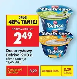 Biedronka Deser ryżowy Belriso, 200 g oferta