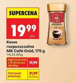 Biedronka Kawa rozpuszczalna MK Café Gold 175 g oferta
