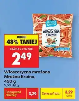 Biedronka Włoszczyzna mrożona Mroźna Kraina, 450 g oferta