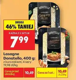 Biedronka Lasagne Donatello, 400 g oferta
