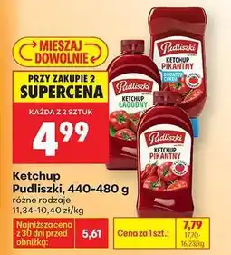 Biedronka Ketchup Pudliszki, 440-480 g oferta