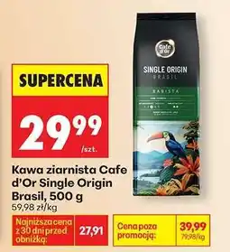 Biedronka Kawa ziarnista Cafe d’Or Single Origin Brasil, 500 g oferta