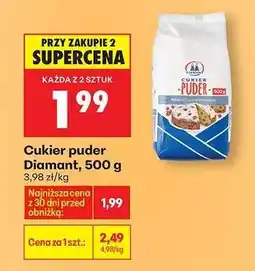 Biedronka Cukier puder Diamant 500 g oferta