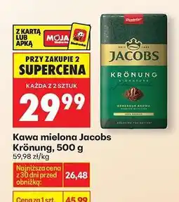 Biedronka Kawa mielona Jacobs Krönung, 500 g oferta
