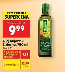 Biedronka Olej Kujawski 3 ziarna, 750 ml oferta