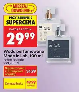 Biedronka Woda perfumowana Made in Lab, 100 ml oferta