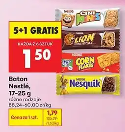 Biedronka Baton Nestlé, 17-25 g oferta