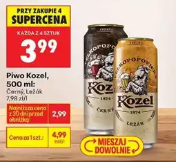 Biedronka Piwo Kozel, 500 ml oferta