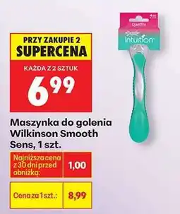 Biedronka Maszynka do golenia Wilkinson Smooth Sens, 1 szt oferta