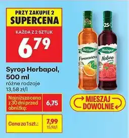 Biedronka Syrop Herbapol, 500 ml oferta