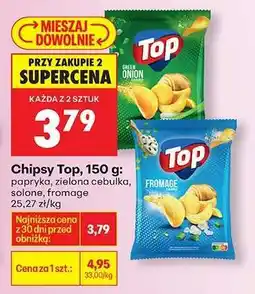 Biedronka Chipsy Top, 150 g oferta