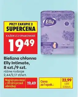 Biedronka Bielizna chłonna Elly Intimate, 8 szt./9 szt oferta