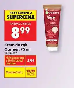 Biedronka Krem do rąk Garnier, 75 ml oferta