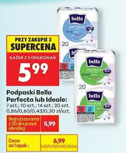 Biedronka Podpaski Bella Perfecta lub Ideale oferta