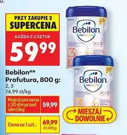 Biedronka Bebilon Profutura 800 g oferta