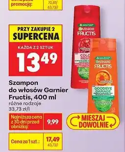 Biedronka Szampon do włosów Garnier Fructis, 400 ml oferta