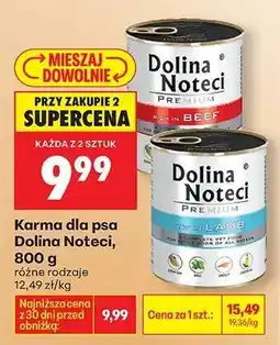 Biedronka Karma dla psa Dolina Noteci, 800 g oferta