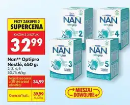 Biedronka Nan Optipro Nestlé 650 g : oferta