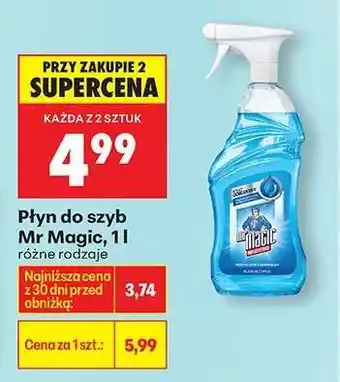 Biedronka Płyn do szyb Mr Magic, 1 l oferta
