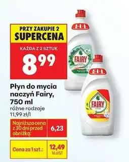Biedronka Płyn do mycia naczyń Fairy, 750 ml oferta