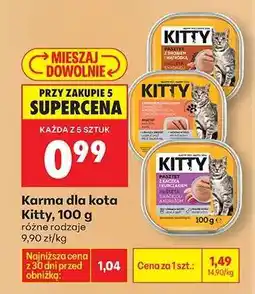 Biedronka Karma dla kota Kitty, 100 g oferta