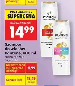 Biedronka Szampon do włosów Pantene, 400 ml oferta