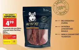 Biedronka Przysmak dla psa filety z kaczki Activ Pet Plus, 100 g oferta