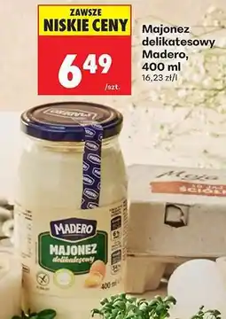 Biedronka MAJONEZ DELIKATESOWY MADERO, 400 ML oferta