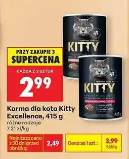 Biedronka Karma dla kota Kitty Excellence, 415 g oferta