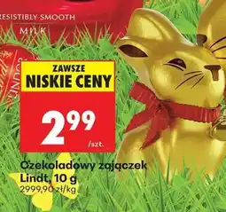 Biedronka Czekoladowy zajączek Lindt, 10 g oferta