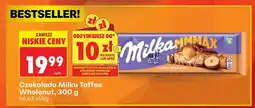 Biedronka Czekolada Milka Toffee Wholenut, 300 g oferta