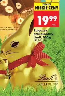 Biedronka Zajączek czekoladowy Lindt, 100 g oferta