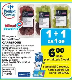Carrefour Winogrona bezpestkowe CARREFOUR oferta