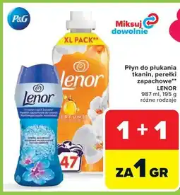 Carrefour Płyn do płukania tkanin, perełki zapachowe LENOR oferta