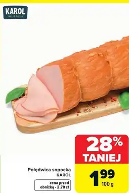 Carrefour Polędwica sopocka KAROL oferta