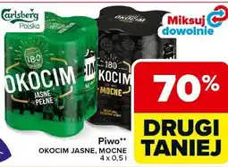 Carrefour Piwo** OKOCIM JASNE, MOCNE oferta