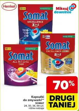 Carrefour Kapsułki do zmywarki** SOMAT oferta