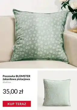 Homla Poszewka BLOMSTER żakardowa pistacjowa oferta