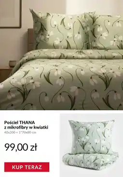 Homla Pościel THANA z mikrofibry w kwiatki oferta