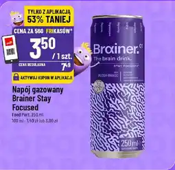 Polomarket Napój gazowany Brainer Stay Focused Food Port oferta