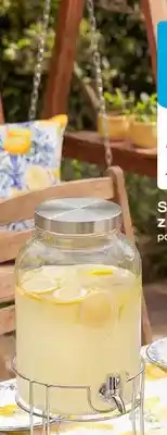 Pepco Szklany stół z kranikiem oferta