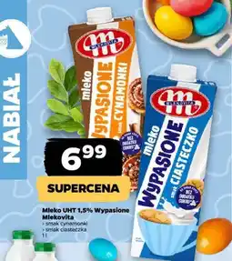Netto Mleko UHT 1,5% Wypasione smak cynamonki, smak ciasteczka oferta
