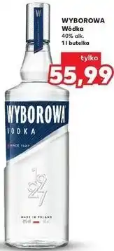 Kaufland WYBOROWA Wódka 40% alk. 1 l butelka oferta