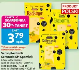 Auchan Ser w plastrach Serenada SM Spomlek oferta