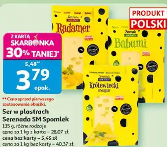 Auchan Ser w plastrach Serenada SM Spomlek oferta