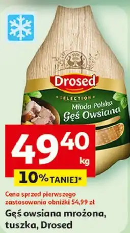 Auchan Gęś owsiana mrożona, tuszka, Drosed oferta