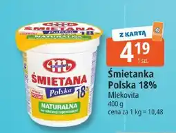E.Leclerc Śmietana polska 18 % Mlekovita oferta