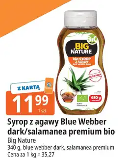 E.Leclerc Syrop z agawy bio salamanea premium Big Nature oferta