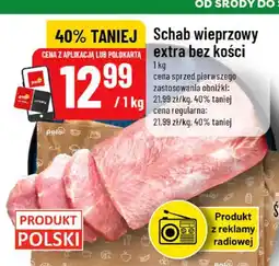 Polomarket Schab wieprzowy extra bez kości oferta