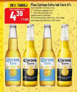 Polomarket Piwo Corona Extra lub Cero 0% oferta